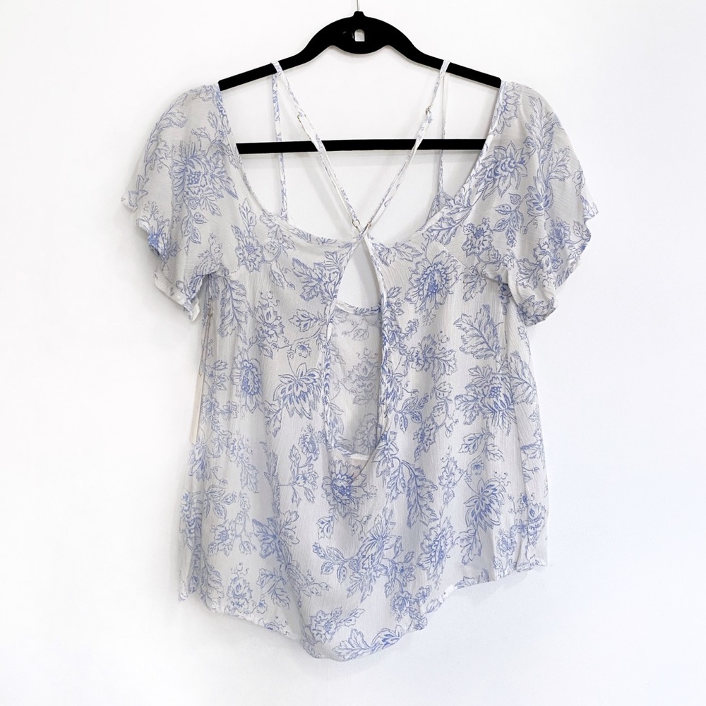 Floral Strapy Blouse - Picture 4 of 4